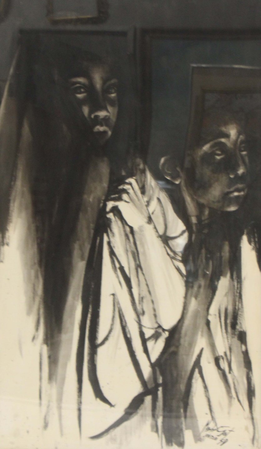 MOSHE GAT (ISRAELI, B. 1935). Ink