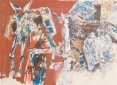 Moshe Gat Israeli, b. 1935 A W