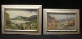 MOSKOWITZ, Ira. Two Oils on Bo