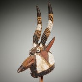 MOSSI HELMET MASK, EX-SOTHEBY'