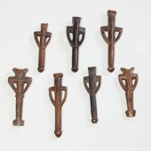 MOSSI PEOPLES, (7) CARVED WOOD