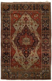 Motasham Kashan rug, central m