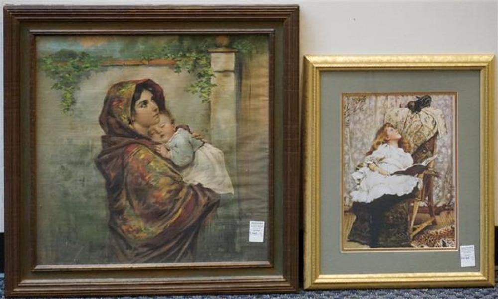 MOTHER AND CHILD AND GIRL
