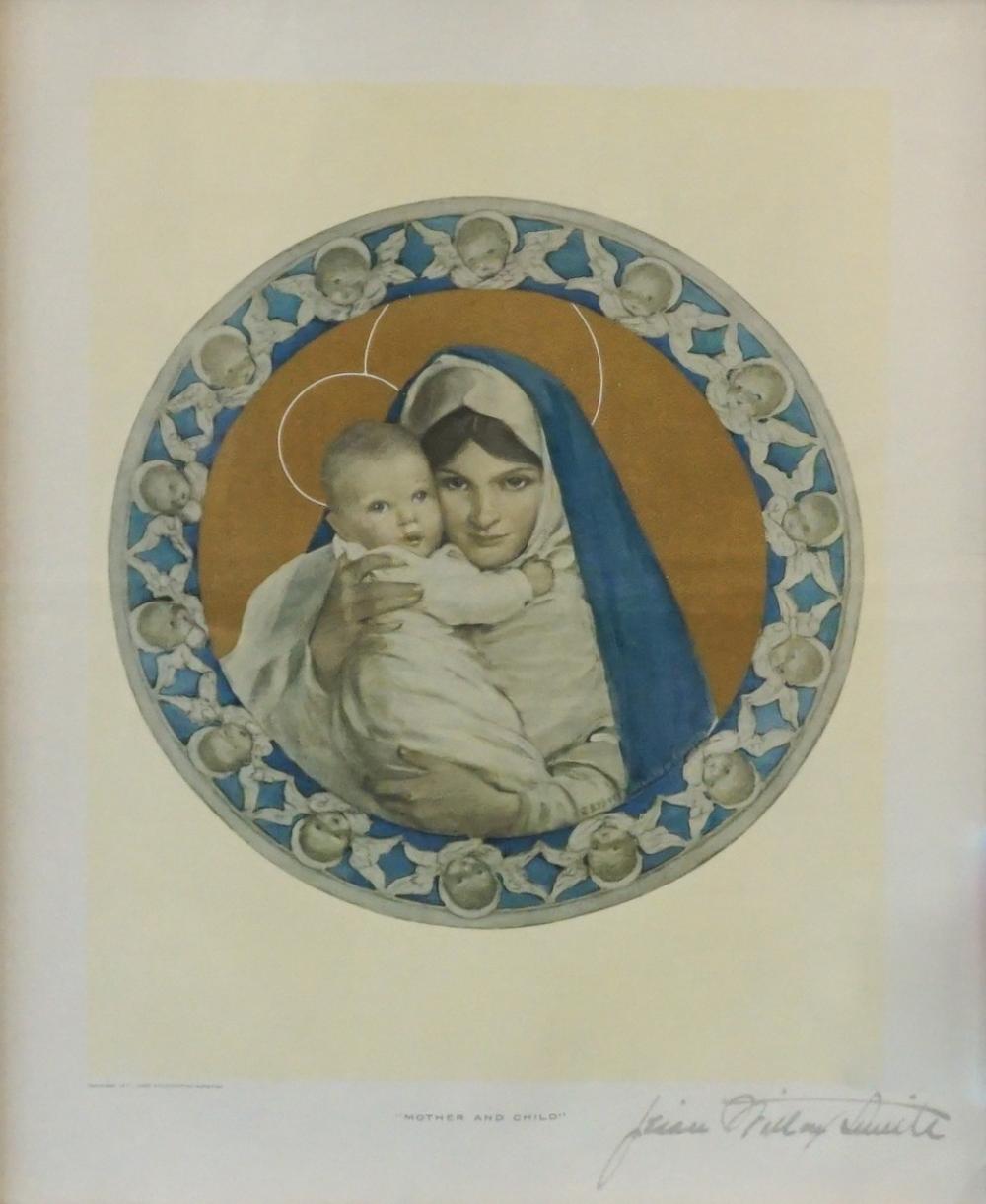 MOTHER AND CHILD, MIXED MEDIA
