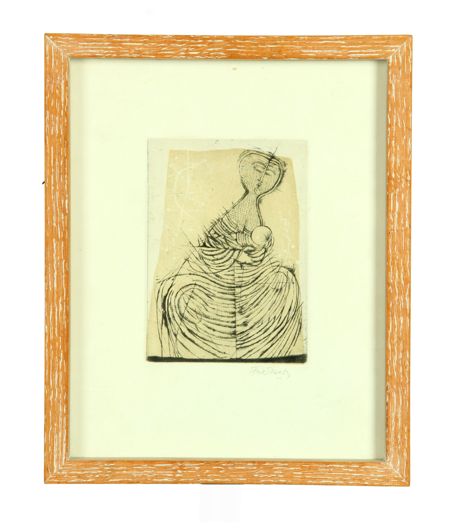 MOTHER AND CHILD PRINT BY JOHNNY