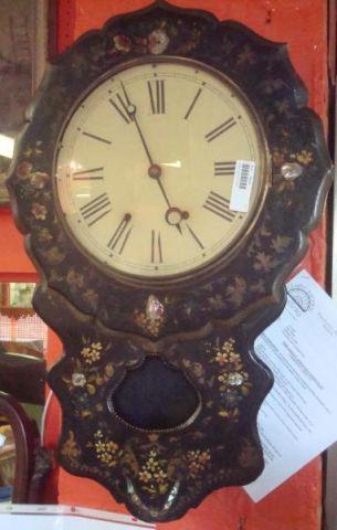 Mother of Pearl Clock. From a