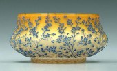 Mother-of-pearl coralene bowl,