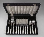 MOTHER OF PEARL HANDLE SILVERP
