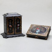 MOTHER-OF-PEARL INLAID FLORAL