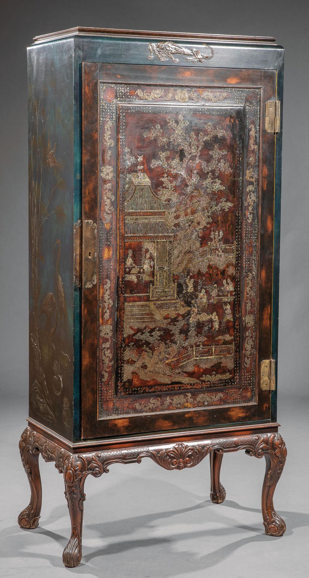 MOTHER-OF-PEARL INLAID LACQUER