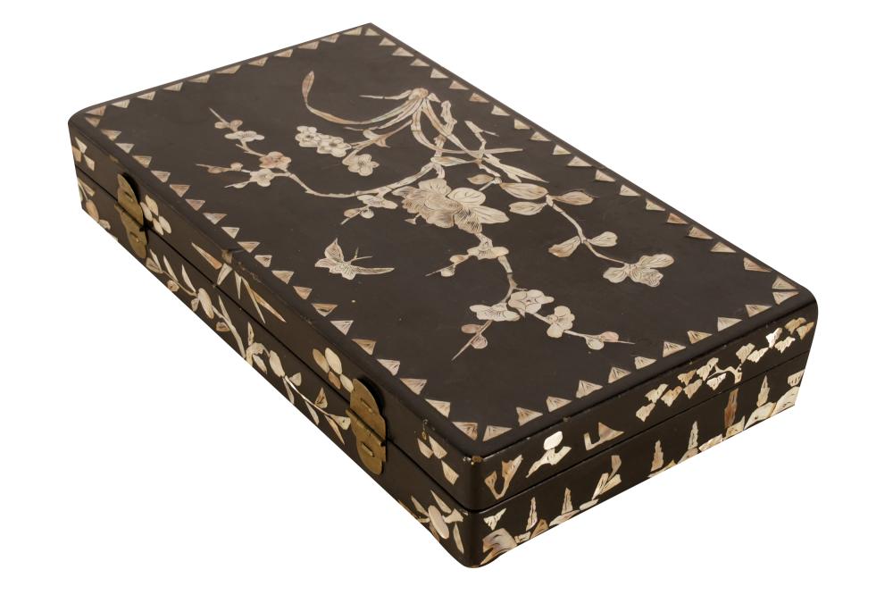 MOTHER OF PEARL-INLAID &