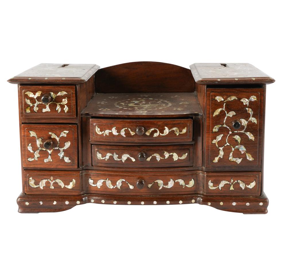 MOTHER OF PEARL-INLAID ROSEWOOD