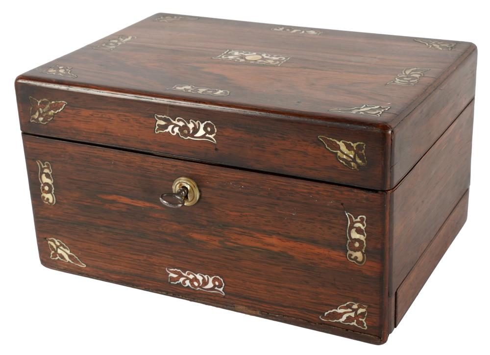 MOTHER-OF-PEARL-INLAID ROSEWOOD