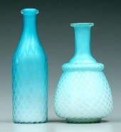 Mother-of-pearl vase, bottle: