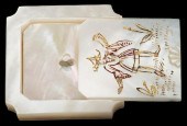 MOTHER OF PEARL WHIST COUNTER