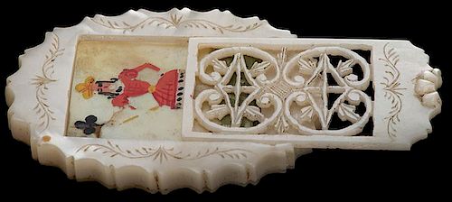 MOTHER OF PEARL WHIST COUNTER BOX