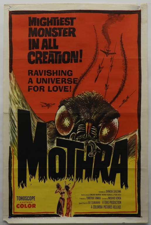 MOTHRA ONE SHEET KAIJU MOVIE POSTER