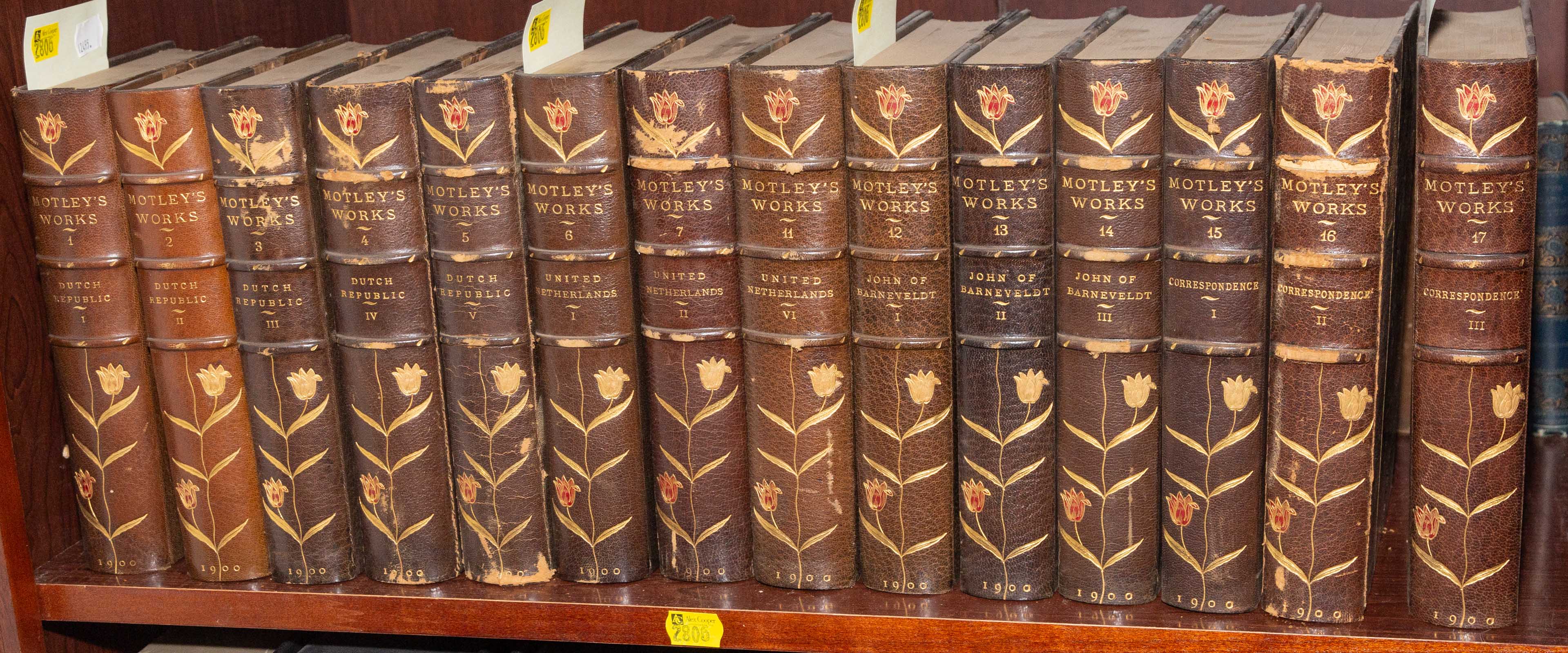 MOTLEY'S COLLECTED WORKS, LEATHER