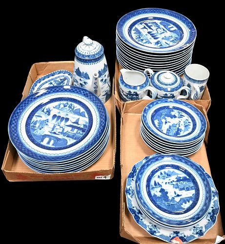 MOTTAHEDEH "BLUE CANTON" SET OF