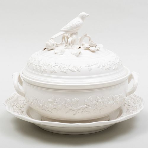 MOTTAHEDEH CREAMWARE TERRINE, COVER