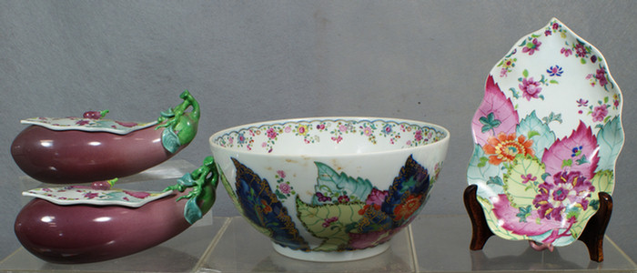 Mottahedeh lot of 4 pieces of