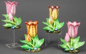 MOTTAHEDEH POTTERY TULIP VASES