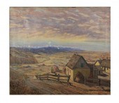 M.OTTENS-LANDSCAPE OVER A FARM