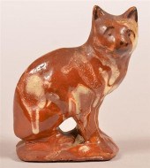 MOTTLE GLAZED REDWARE POTTERY
