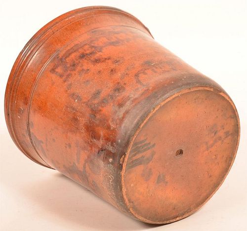 MOTTLE GLAZED REDWARE POTTERY