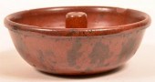 MOTTLE GLAZED REDWARE POTTERY