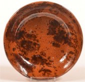 MOTTLE GLAZED REDWARE SMALL BO