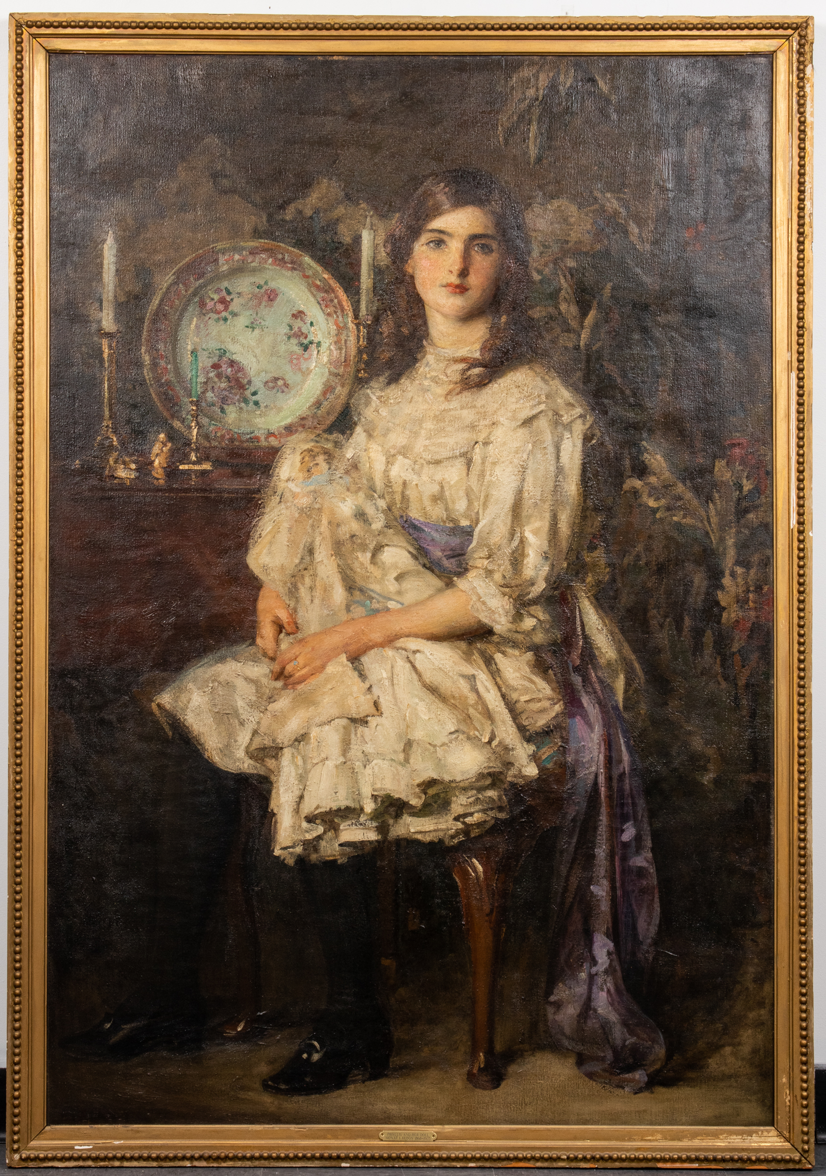 MOUAT LOUDAN "PHYLLIS AND HER DOLL"