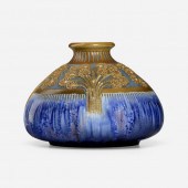 Mougin. Large vase with styliz