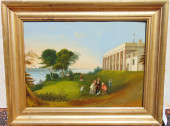 MOUNT VERNON PAINTING, "WASHIN