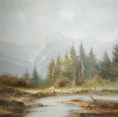 MOUNTAIN LANDSCAPE AND STILL L