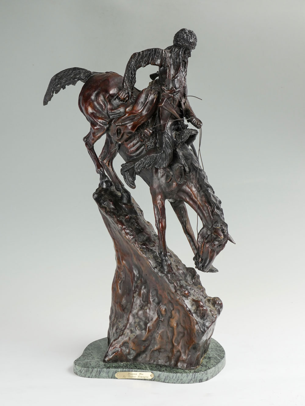 MOUNTAIN MAN BRONZE AFTER