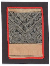 MOUNTED ANTIQUE LAO TEXTILEMou