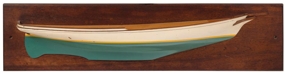 MOUNTED BUILDER’S HALF HULL MODEL