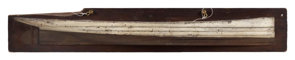 MOUNTED BUILDER’S HALF HULL MODEL