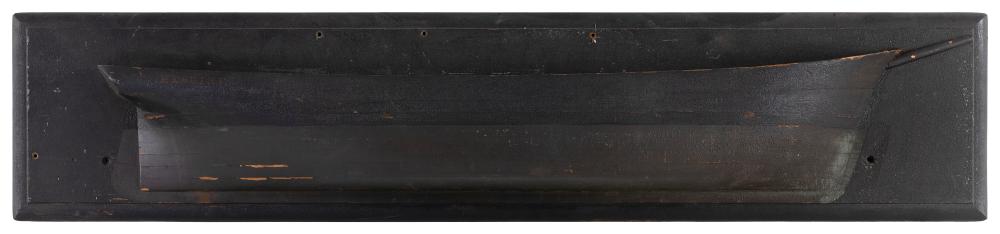 MOUNTED BUILDER’S HALF HULL MODEL