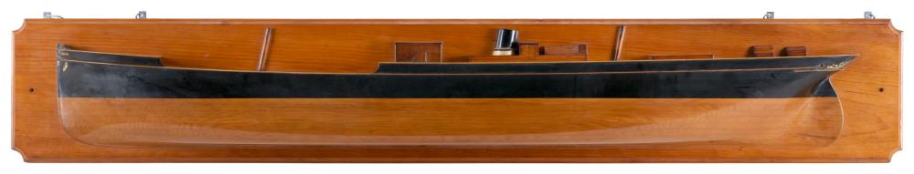 MOUNTED BUILDER’S HALF HULL MODEL