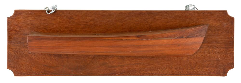 MOUNTED BUILDER’S HALF HULL MODEL