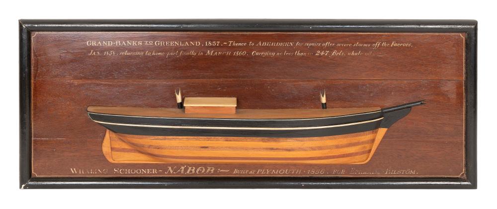 MOUNTED DECORATIVE HALF HULL