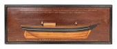 MOUNTED DECORATIVE HALF HULL M
