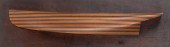 MOUNTED HALF HULL MODEL LATE 1