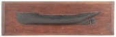 MOUNTED HALF HULL MODEL LATE 1