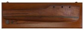 MOUNTED HALF HULL MODEL OF A M