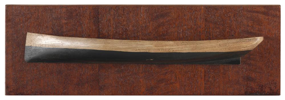 MOUNTED HALF HULL MODEL OF A