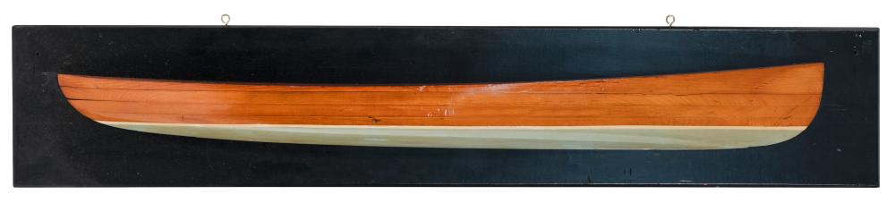 MOUNTED HALF HULL MODEL OF THE