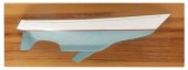 MOUNTED HALF HULL MODEL OF THE